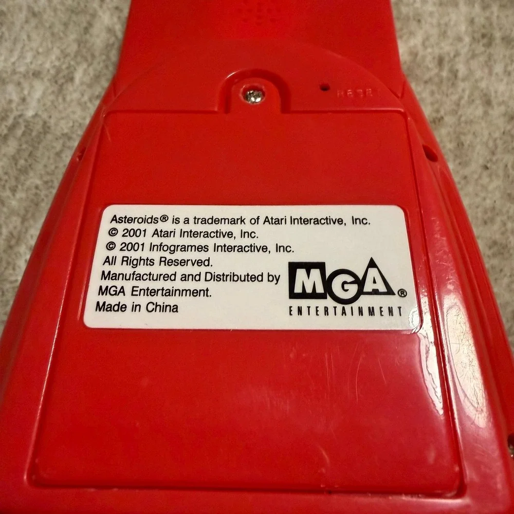 MGA Atari Asteroids Handheld Electronic Game 2004 Retro Tested Working w Manual